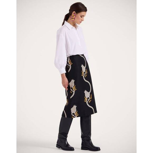 La DoubleJ Pencil Skirt in Melograno XS - Picture 3 of 5